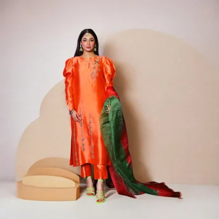 Zard Bahaar with Green Duppatta